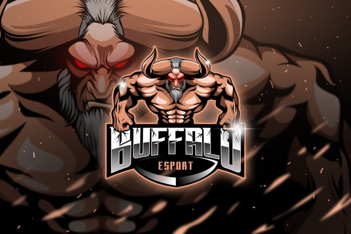 Bufallo - Mascot & Esport Logo