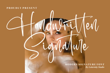 Handwritten Modern Signature Font