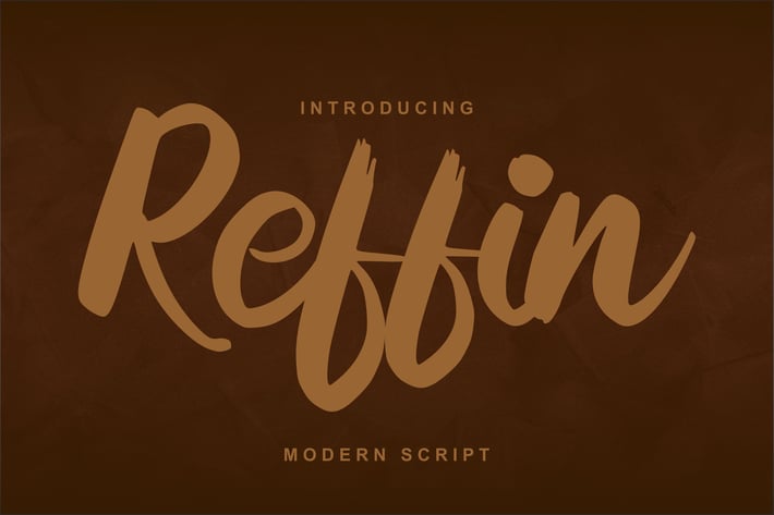 Reffin | Modern Script Font