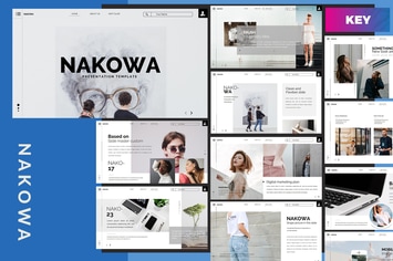 Nakowa Minimal - Web Style Keynote Template