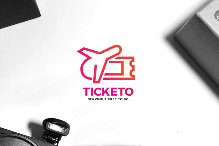 Travel Ticket Logo