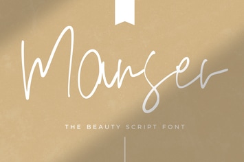 Manser - The Beauty Script Font