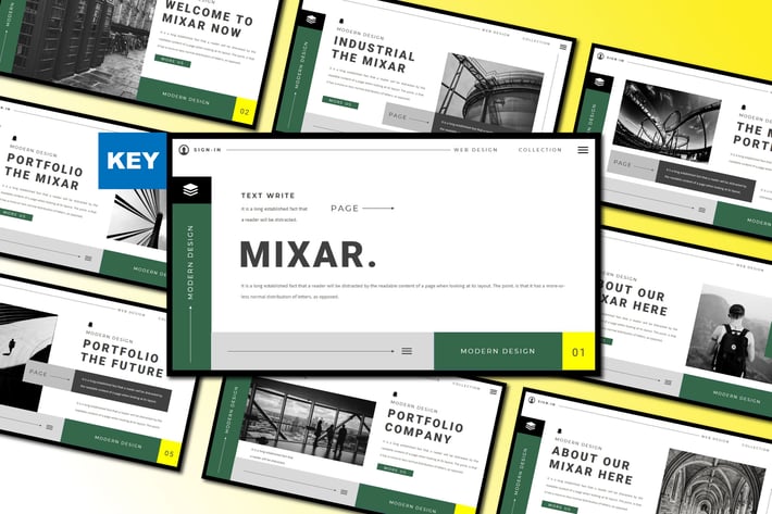 Mixar Keynote Template