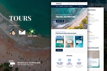 Tours - Book & Travel Responsive Email