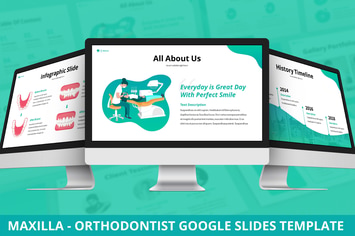 Maxilla - Orthodontist Google Slides Template