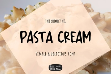 Pasta Cream Font