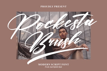 Rockesta Brush Modern Script Font