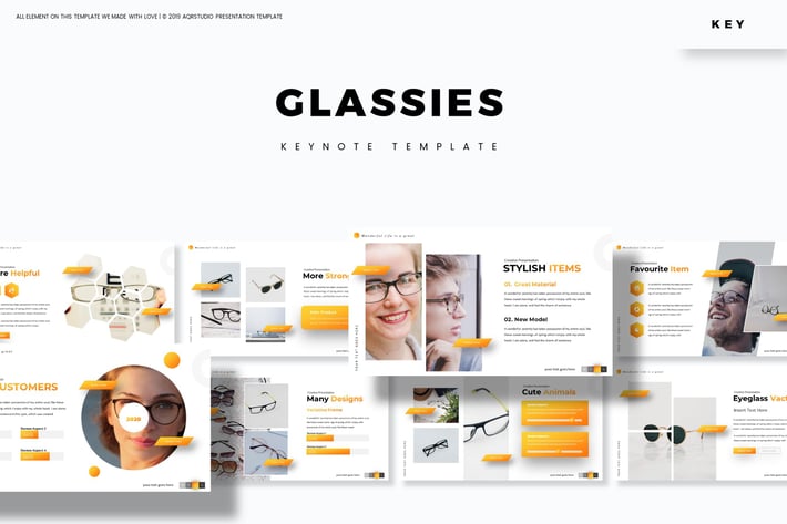 Glassies - Keynote Template