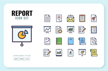 Report Icon Set