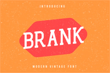 Brank Retro Font