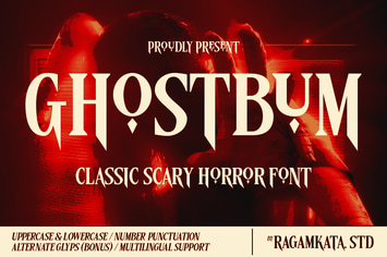 Ghostbum - Scary Horror Font