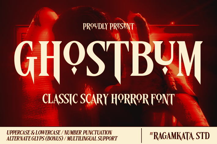 Ghostbum - Scary Horror Font
