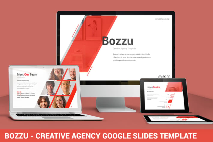 Bozzu - Creative Agency Google Slides Template
