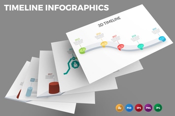 Timeline Map – Infographics Design
