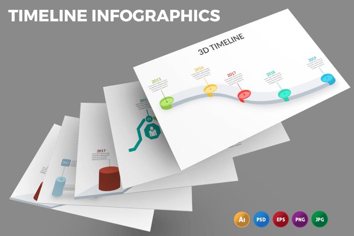 Timeline Map – Infographics Design