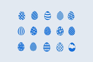15 Easter Egg Icons