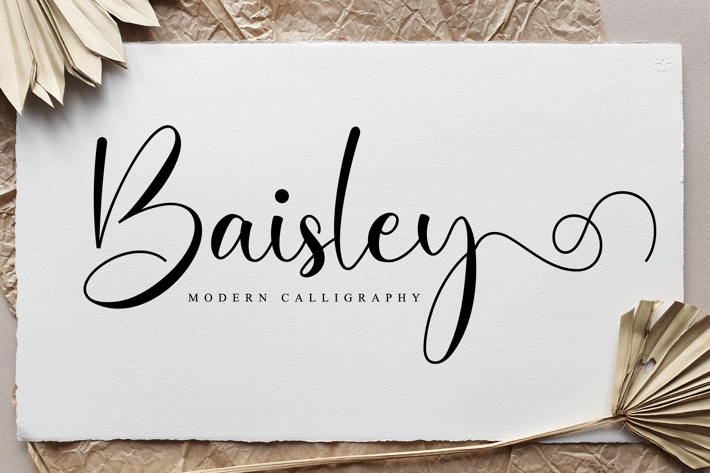 Baisley - Wedding Font