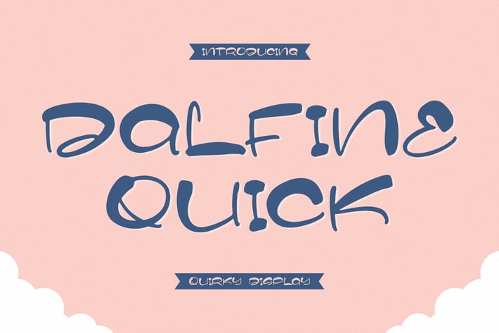 Dalfine Quick Quirky Display Font