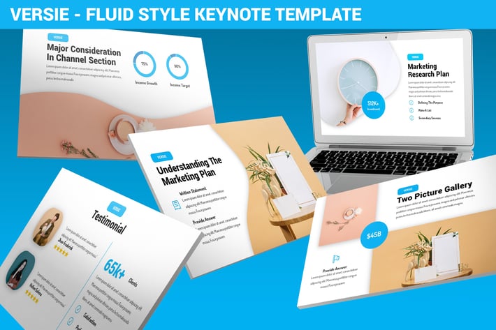Versie - Fluid Style Keynote Template