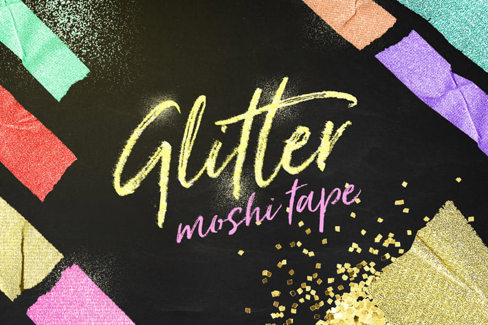 Glitter Moshi Tape Objects