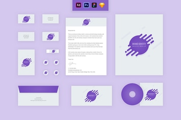 Brand Identity Mock up - Droplet 