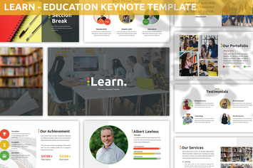 Learn - Education Keynote Template
