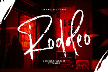 Roddeo | A Stylish Brush Font
