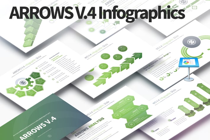 Arrows V.4 - Keynote Infographics Slides