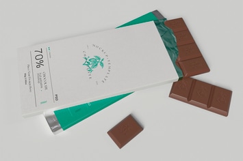 Wrapped Chocolate Mockup
