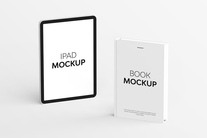 Book & iPad Mockup