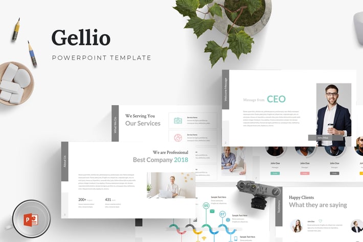 Gellio - Powerpoint Template