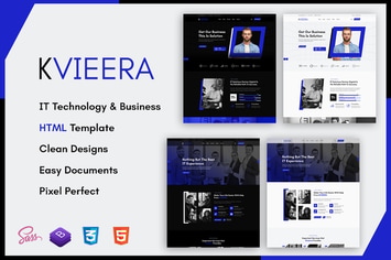 Kvieera - IT Technology & Business HTML Template 