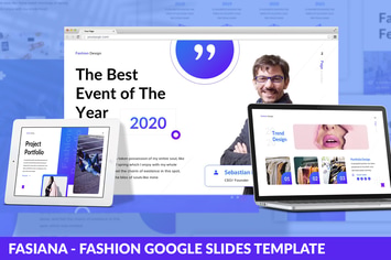 Fasiana - Fashion Google Slides Template