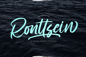 Ronttsein - Brush Script Font