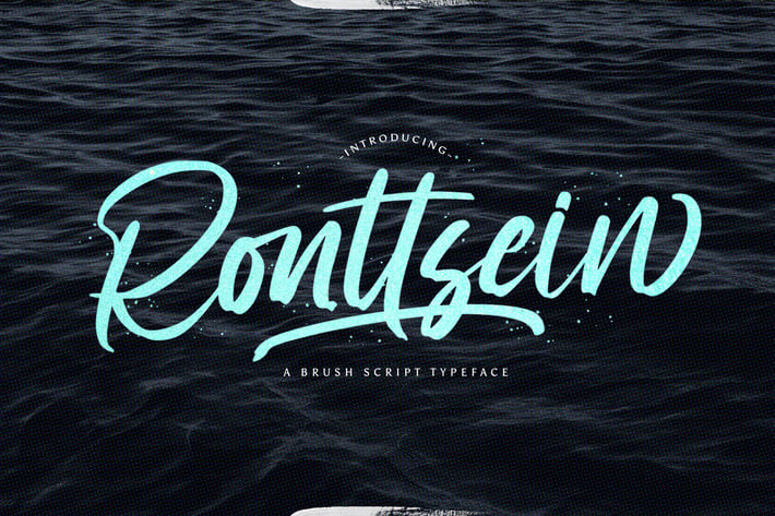 Ronttsein - Brush Script Font