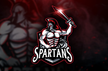  Spartans - Mascot & Esport Logo
