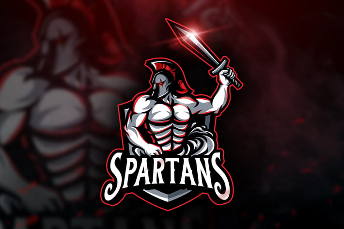  Spartans - Mascot & Esport Logo