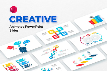 Creative Animated PowerPoint Presentation. Set 02