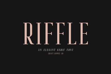 Riffle Font Family
