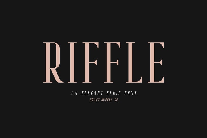Riffle Font Family