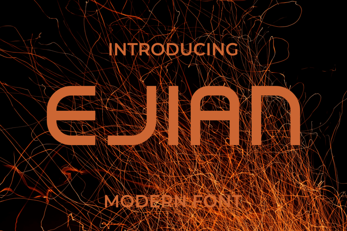 Ejian Modern Font