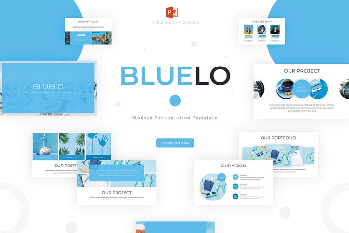 Bluelo - Powerpoint Template