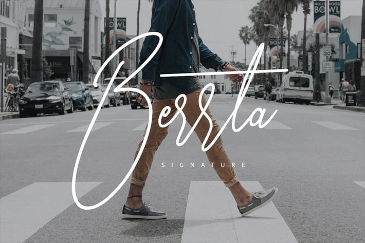 Berrta Signature Typeface