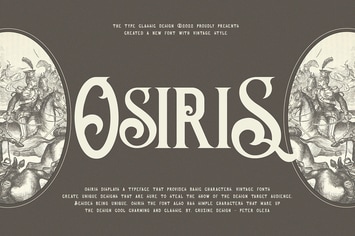 Osiris Vintage Font