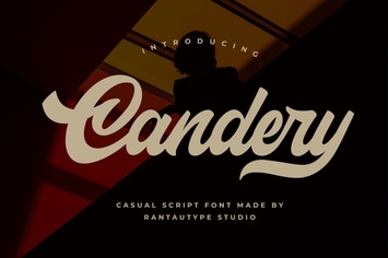 Candery Casual Script Font
