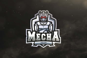 Mecha Team Sport and Esports Logo