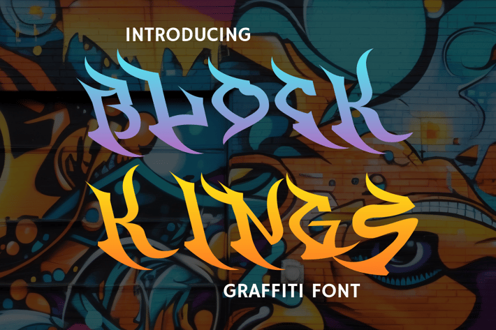 Block Kings - Graffiti Style Font
