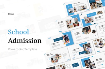 School Admission Powerpoint Presentation Template