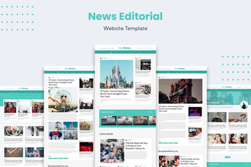 News Editorial Website Template