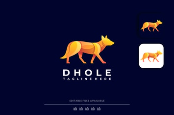 Dhole Gradient Logo